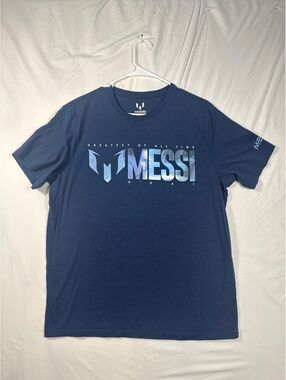 Messi Navy Blue Graphic T-Shirt Size Medium